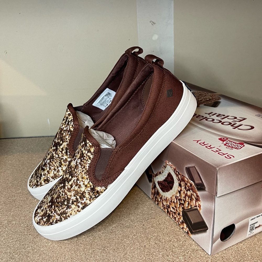 Sperry Crest Twin Gore Brown Shoes